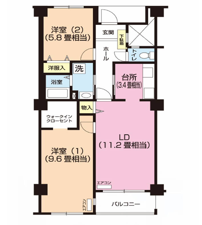 パティオス9番街>間取図