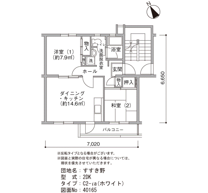 すすき野団地＞間取図