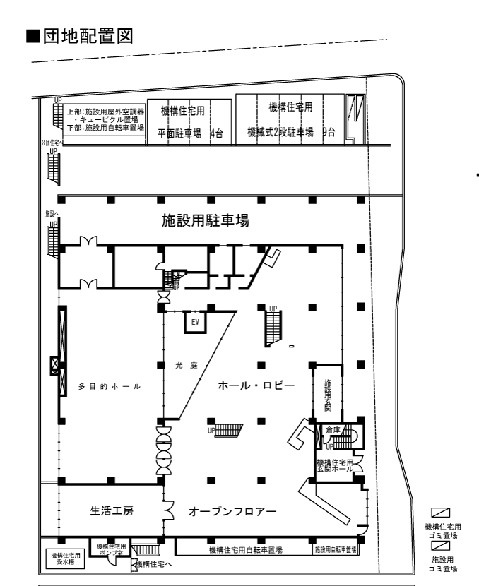 ヌーヴェル鴻池>住棟図