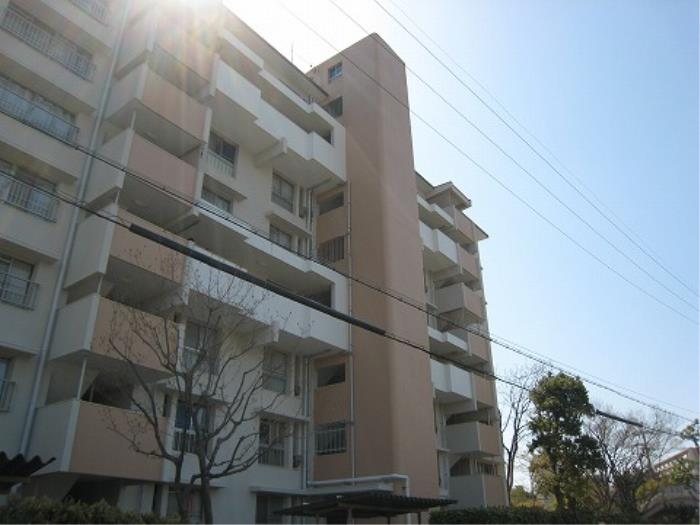 箕面粟生第1団地>外観①