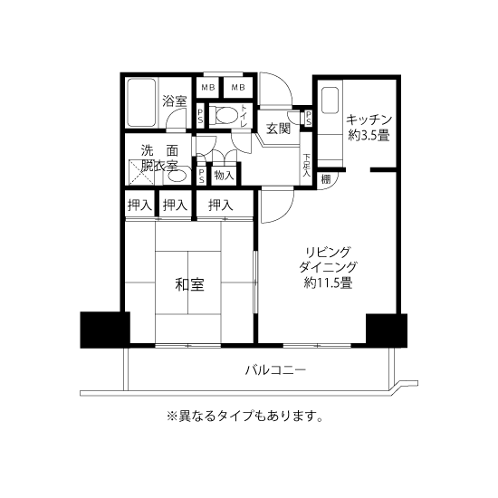 トミンハイム東陽六丁目＞間取図