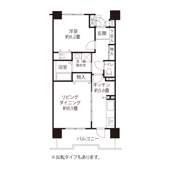コーシャハイム駒込>間取図