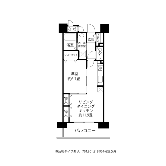 コーシャハイム杉並和田>間取図