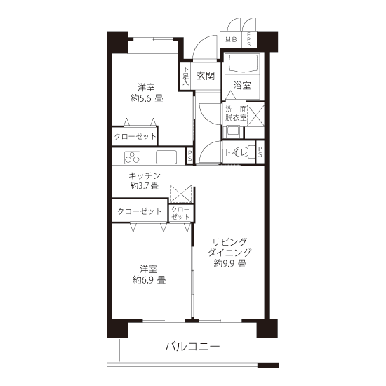 コーシャハイム上鷺宮＞間取図