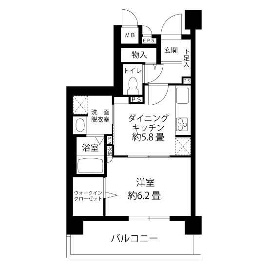コーシャハイム東新宿＞間取図