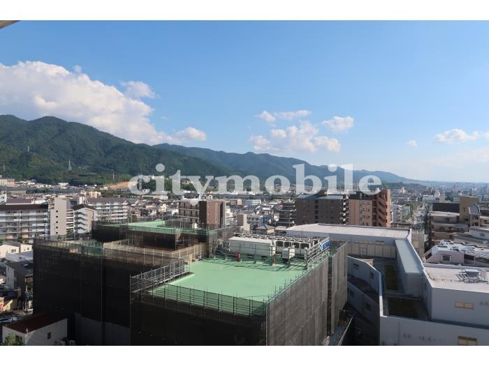 山科団地＞高層階からの眺め