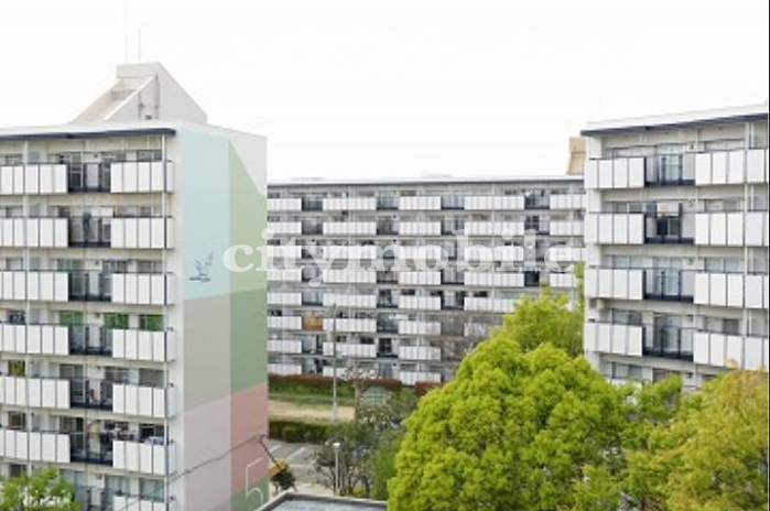 鳥飼野々二丁目団地>外観①