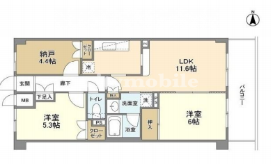 グランフォンテ＞間取図