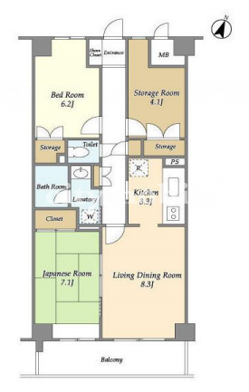 グランフォンテ>間取図