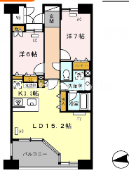 ロイヤルパークス西新井>間取図