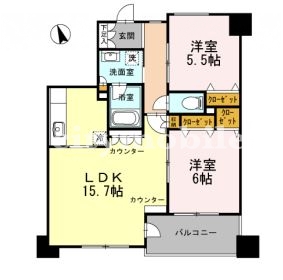 カスタリア荒川>間取図