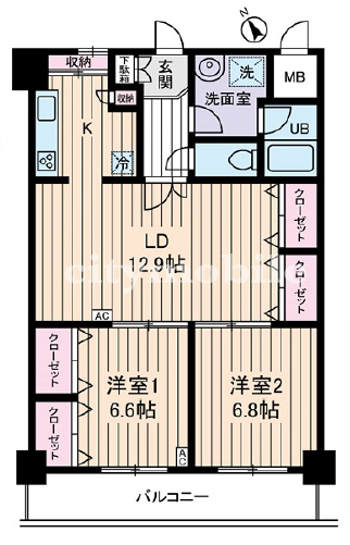 グランドフェニックス＞間取図
