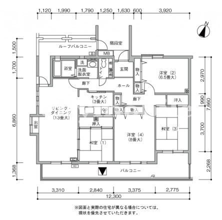 港北ニュータウン コンフォール東山田>間取図