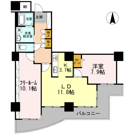 品川シーサイドビュータワー2＞間取図