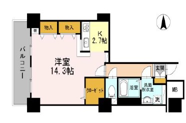品川シーサイドビュータワー1>間取図