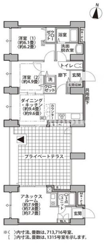 東雲キャナルコートCODAN＞間取図