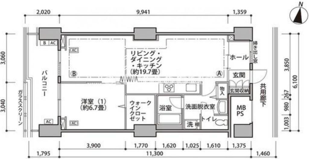 東雲キャナルコートCODAN>間取図