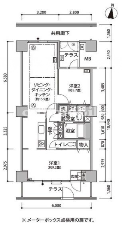 東雲キャナルコートCODAN>間取図