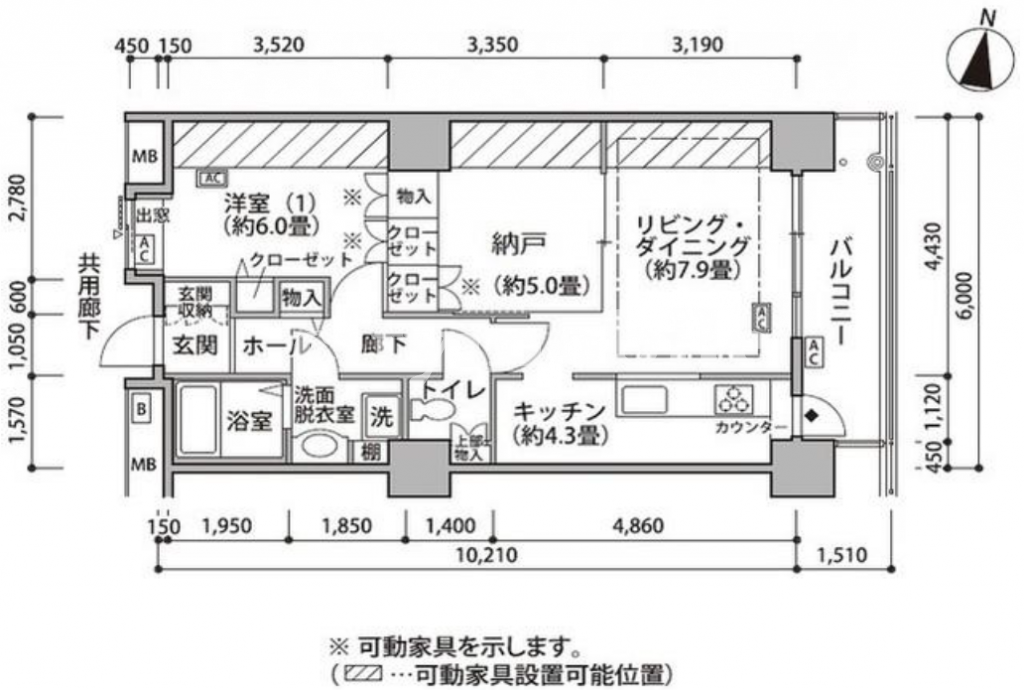 東雲キャナルコートCODAN>間取図