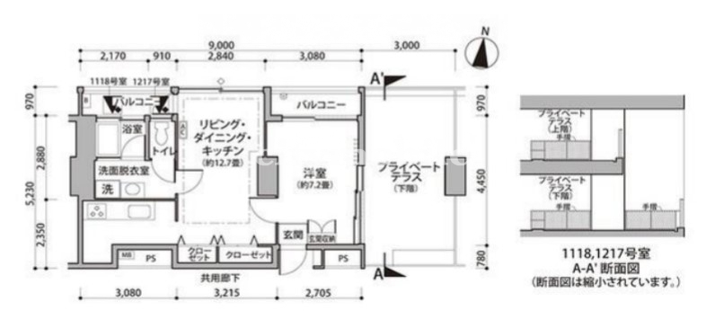 東雲キャナルコートCODAN＞間取図