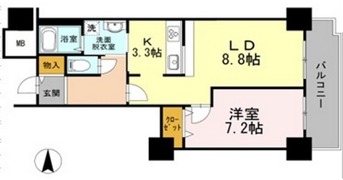 品川シーサイドビュータワー1＞間取図