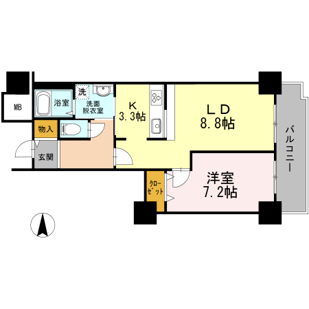 品川シーサイドビュータワー1>間取図