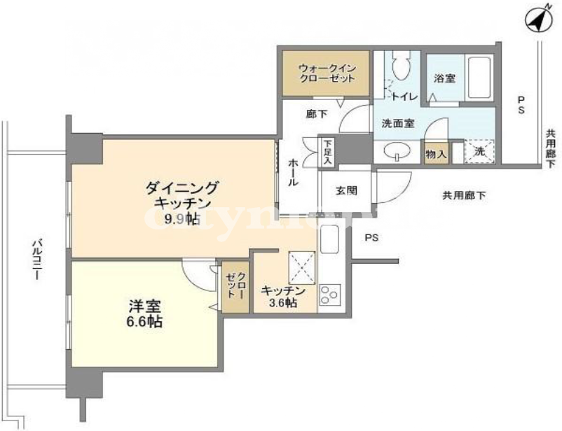 トルナーレ日本橋浜町>間取図