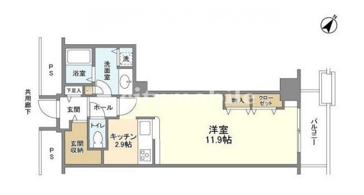 トルナーレ日本橋浜町＞間取図