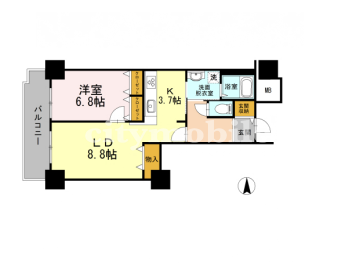 品川シーサイドビュータワー1>間取図
