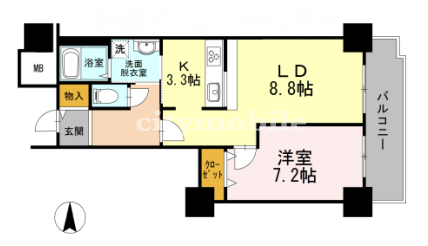 品川シーサイドビュータワー1>間取図
