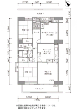 浦安マリナイースト21 フォーラム 海風の街＞間取図