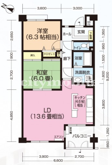 パティオス14番街＞間取図
