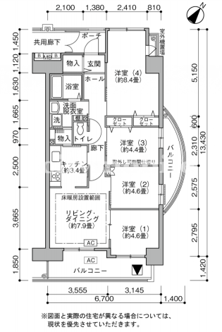 リバピア川口青木>間取図