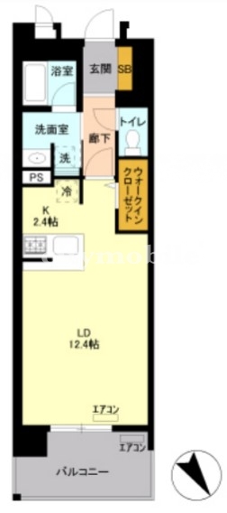 ロイヤルパークスリバーサイド>間取図